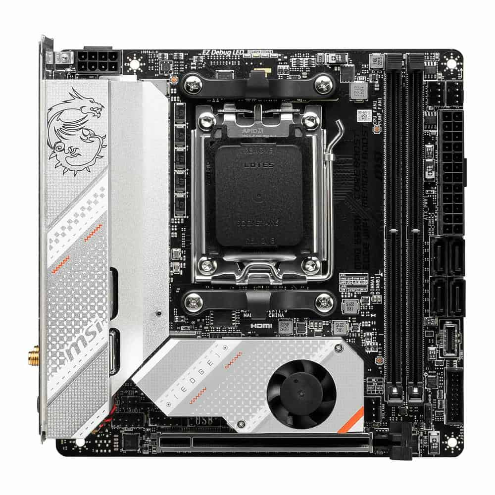 MSI AMD B650I EDGE WIFI AM5 PCIe4 DDR5 Mini-ITX Motherboard AMD EXPO